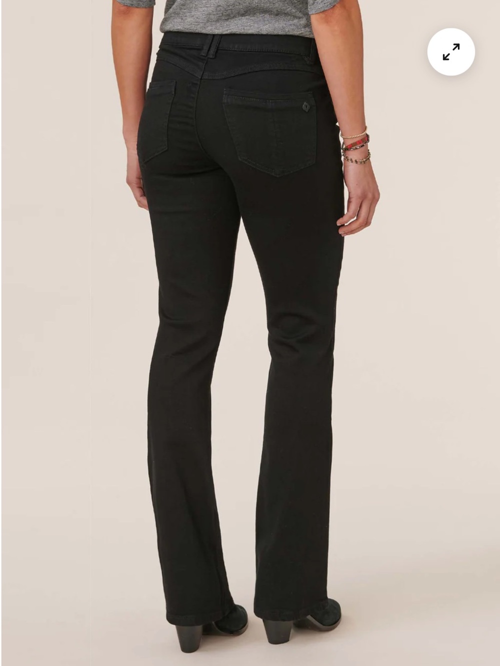 Democracy Ab"solution Itty Bitty Bootcut Black Jeans Sz 12P NWT | Bootcut Jeans- - Picture 3 of 15
